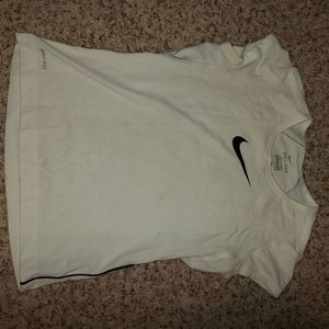 Nike white wicking short. Good used condition